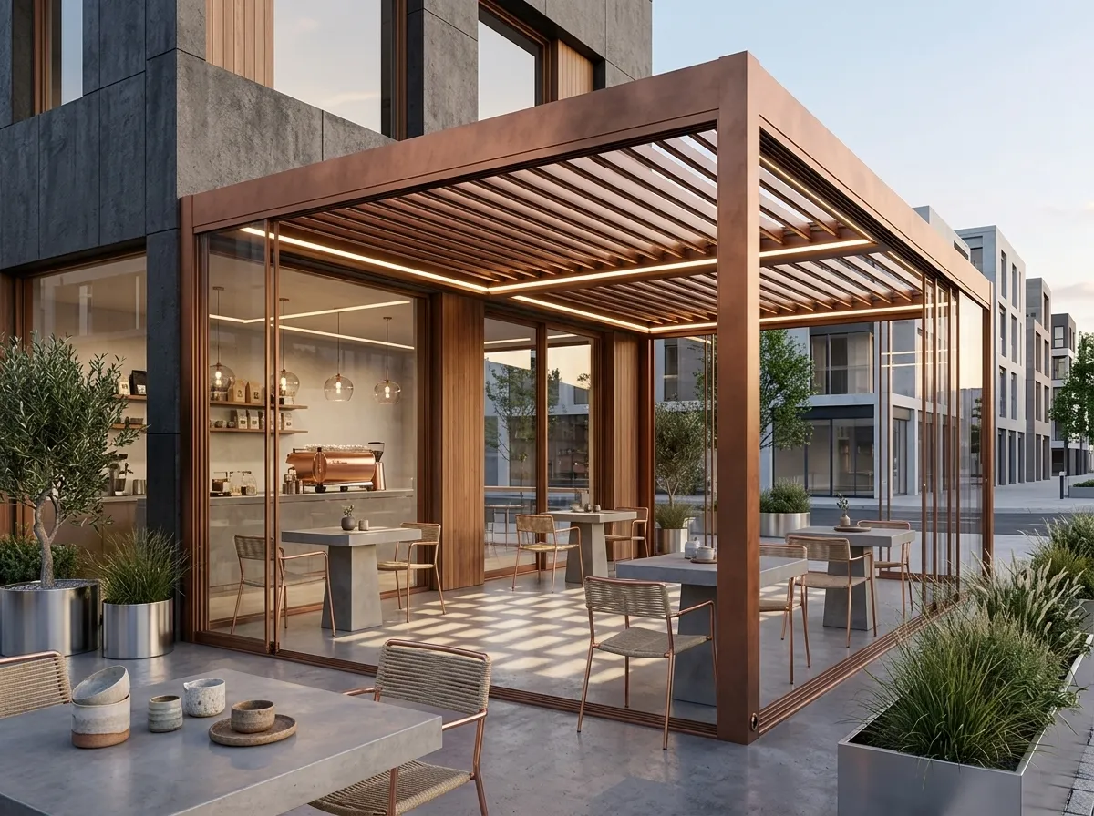 Rollingroof Pergola Yelki - Uygulama Görseli 3
